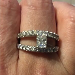 Jared White Gold Engagement Ring 1.56 CT